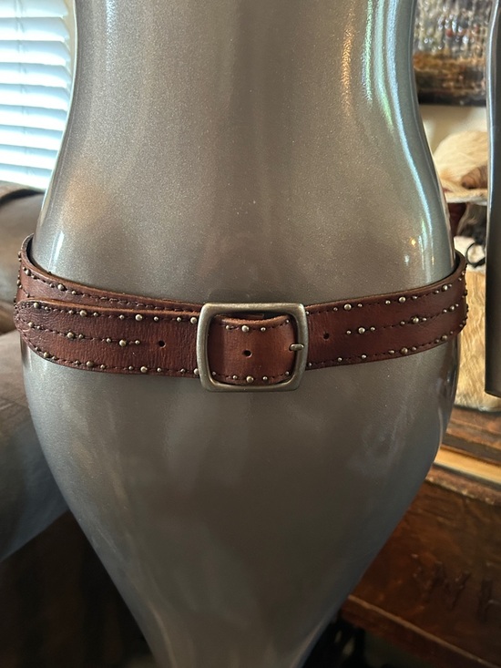 American Eagle Outfitters Accessories - American Eagle Outfitters Genuine Leather Studs and Stitching Belt